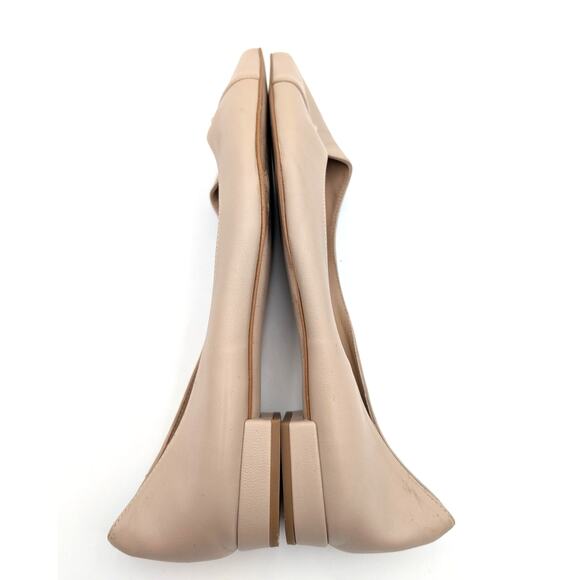 LK Bennett Cally Hardware-Embellished Pointed Toe Flat Beige Size US9 EU40 - Picture 13 of 13